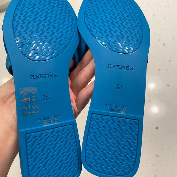 hermes aloha sandals size 38/8 - Picture 4 of 4